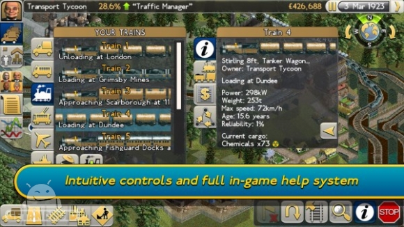 دانلود Transport Tycoon 0.39.1207 بازی استراتژی حمل و نقل اندروید