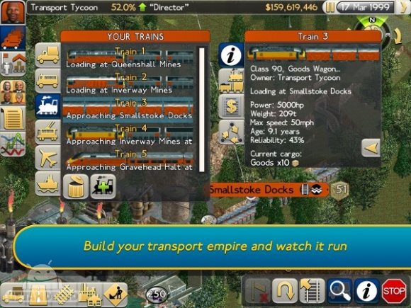 دانلود Transport Tycoon 0.39.1207 بازی استراتژی حمل و نقل اندروید