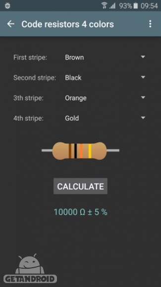 دانلود برنامه Electrical calculations اندروید