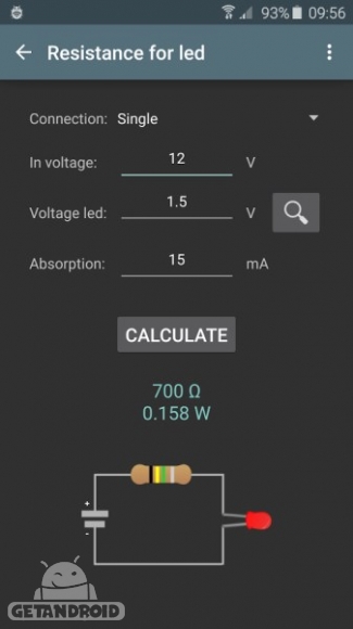 دانلود برنامه Electrical calculations اندروید