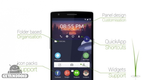 دانلود HomeUX Premium 1.2.4.5 لانچر کاربردی و حرفه ای اندروید