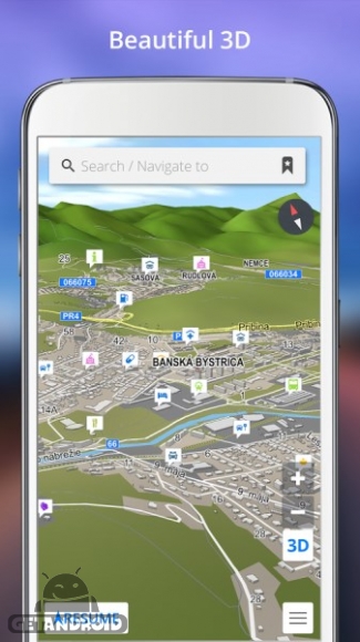 دانلود GPS Navigation BE-ON-ROAD 16.4.3 برنامه جی چی اس آفلاین ایران اندروید