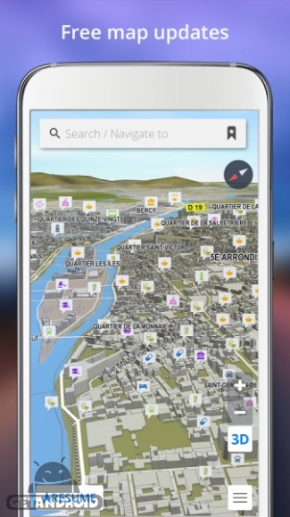 دانلود GPS Navigation BE-ON-ROAD 16.4.3 برنامه جی چی اس آفلاین ایران اندروید