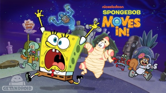دانلود بازی SpongeBob Moves In اندروید