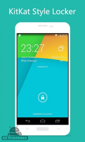 دانلود KK Locker – Lollipop & KitKat 3.96 برنامه قفل صفحه زیبا و حرفه ای برای اندروید