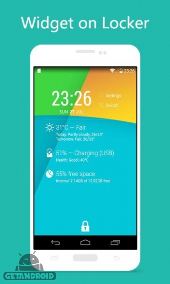 دانلود KK Locker – Lollipop & KitKat 3.96 برنامه قفل صفحه زیبا و حرفه ای برای اندروید