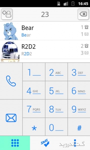 دانلود BearContact 2.4.6 برنامه شماره گیر  دفتر تلفن اندروید