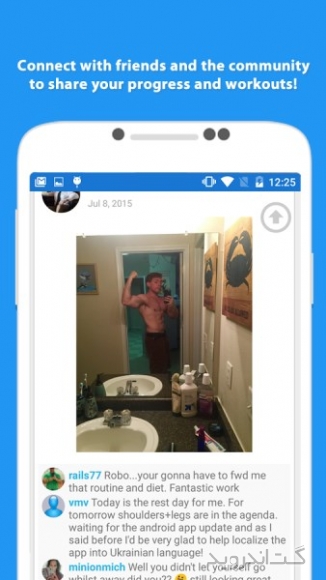 دانلود برنامه JEFIT Workout Tracker Gym Log اندروید