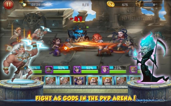 دانلود Gods Rush 2 v1.0.8 بازی استراتژیک آنلاین گادز راش 2 اندروید