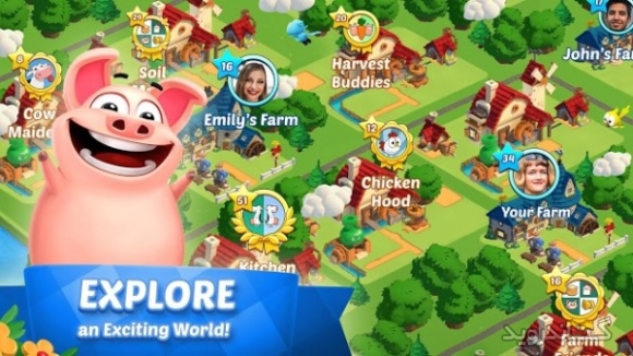 دانلود کانتری فرندز Country Friends 1.0.1f بازی مزرعه داری با دوستان اندروید