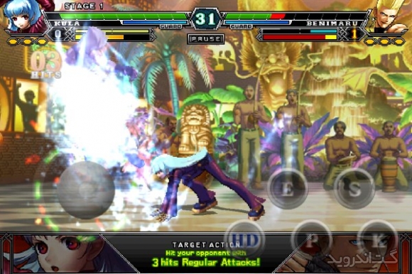 دانلود THE KING OF FIGHTERS-A 2012(F) 1.0.5 بازی سلطان مبارزان 2012 اندروید