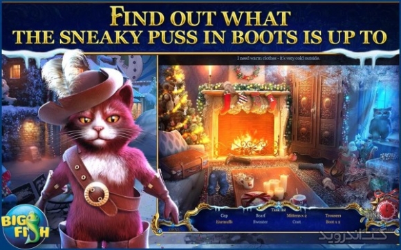 دانلود Christmas: Puss in Boots 1.8.1.592 بازی کریسمس گربه چکمه پوش اندروید