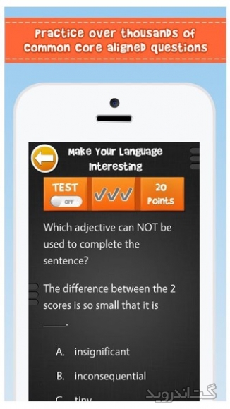 دانلود iTooch TOEFL™ Prep FULL 4.3.1 برنامه آزمون تافل اندروید