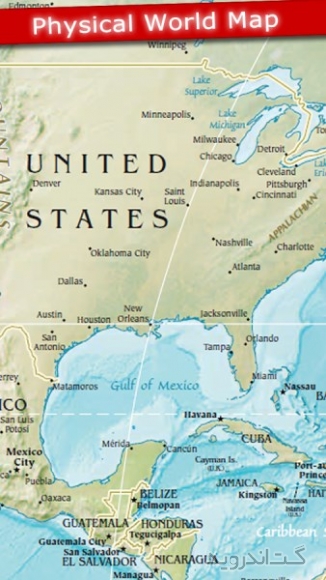 دانلود Atlas 2016 v2.3 برنامه نقشه و اطلس کامل جهان اندروید