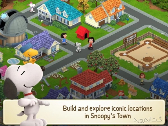 دانلود بازی Snoopy s Town Tale اندروید
