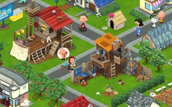 دانلود بازی Snoopy s Town Tale اندروید