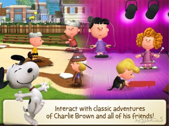 دانلود بازی Snoopy s Town Tale اندروید