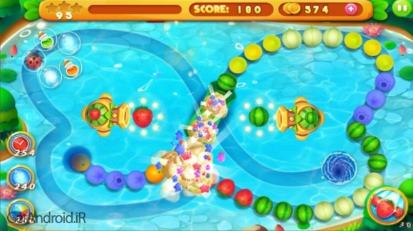 دانلود Fruit Marble 1.4 بازی میوه های همرنگ مرمری اندروید