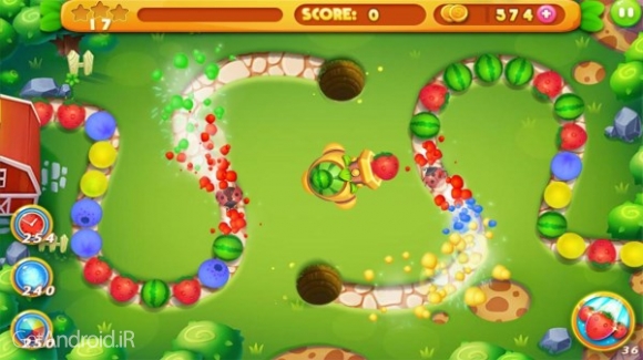 دانلود Fruit Marble 1.4 بازی میوه های همرنگ مرمری اندروید