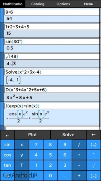 دانلود MathStudio Express 6.0.5 بهترین برنامه ماشین حساب اندروید
