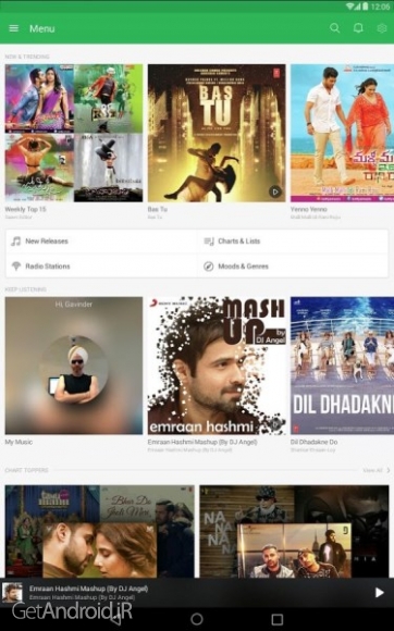 دانلود Saavn Music & Radio 5.5 برنامه دسترسی به موزیک آنلاین اندروید