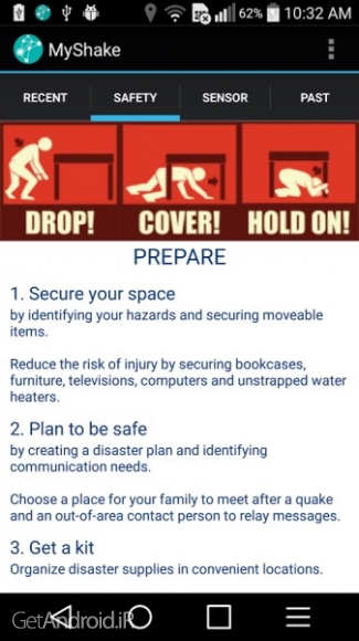 دانلود MyShake 1.5 برنامه اطلاع از وقوع زلزله برای اندروید