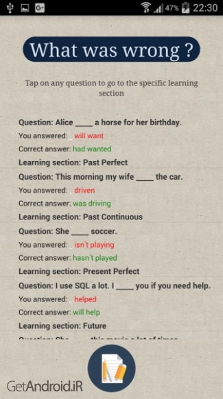 دانلود برنامه English Grammar PRO اندروید