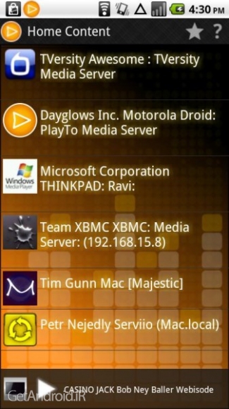 دانلود PlayTo Universal v2.06 برنامه پخش فیلم از گوشی به تلویزیون اندروید
