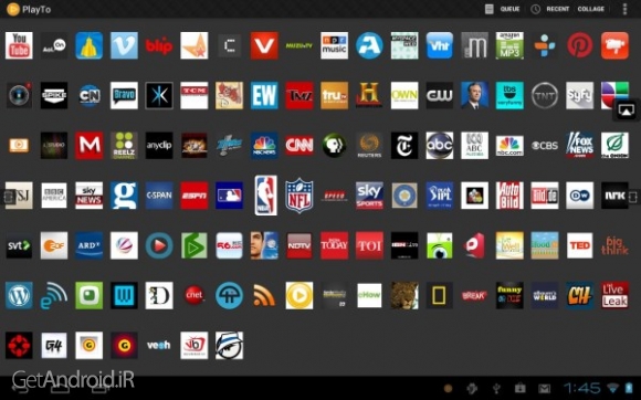 دانلود PlayTo Universal v2.06 برنامه پخش فیلم از گوشی به تلویزیون اندروید