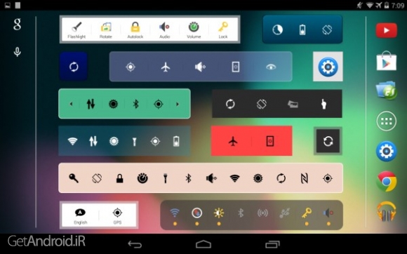 دانلود Extended Controls 6.1.2 بهترین ویجت های کاربردی برای اندروید
