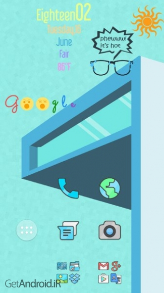 دانلود دوپر زوپر Doper Zooper 1.5.0 ویجت های شیک و زیبا برای گوشی اندروید