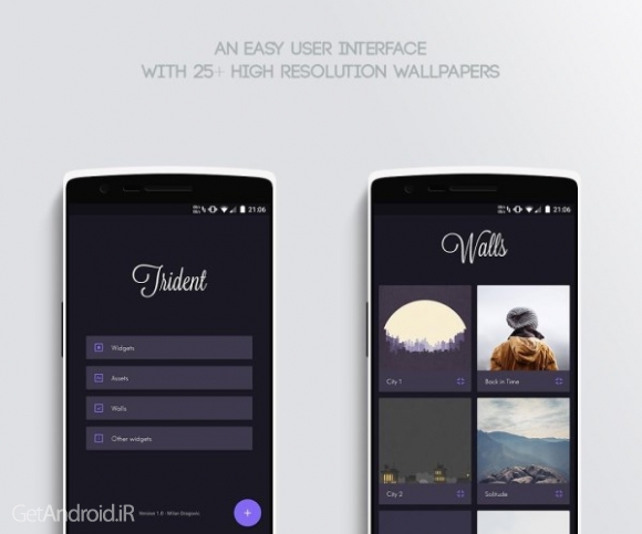 دانلود Trident for Zooper 4.1.1 ویجت های جدید برای گوشی اندروید