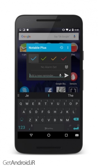 دانلود Notable Plus 1.5.8 برنامه یادآوری کارهای روزانه برای اندروید