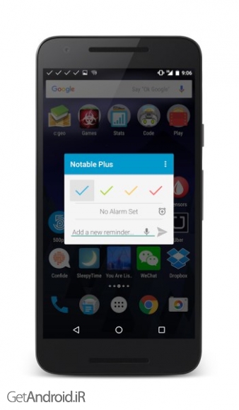 دانلود Notable Plus 1.5.8 برنامه یادآوری کارهای روزانه برای اندروید