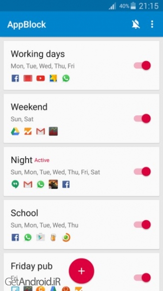 دانلود برنامه AppBlock Stay Focused اندروید