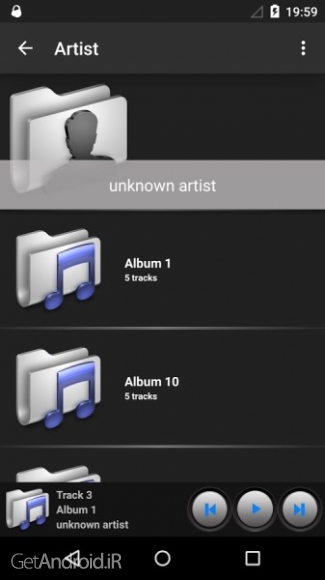 دانلود Beater MP3 player v1.2.0 برنامه ام پی تری پلیر جدید اندروید