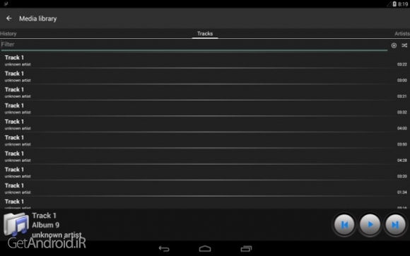 دانلود Beater MP3 player v1.2.0 برنامه ام پی تری پلیر جدید اندروید