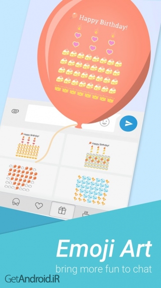 دانلود برنامه TouchPal Emoji Keyboard اندروید