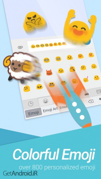 دانلود برنامه TouchPal Emoji Keyboard اندروید
