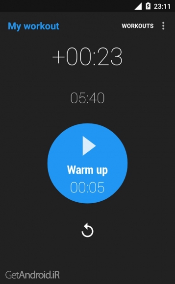 دانلود Hybrid Interval Timer Premium v1.1.6.1 برنامه تایمر حرفه ای اندروید