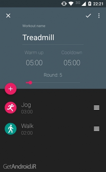 دانلود Hybrid Interval Timer Premium v1.1.6.1 برنامه تایمر حرفه ای اندروید