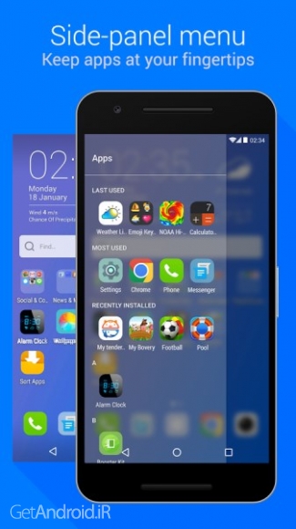 دانلود Launcher for Me 1.3 لانچر سبک و سریع اندروید