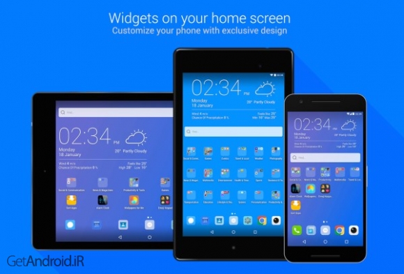 دانلود Launcher for Me 1.3 لانچر سبک و سریع اندروید