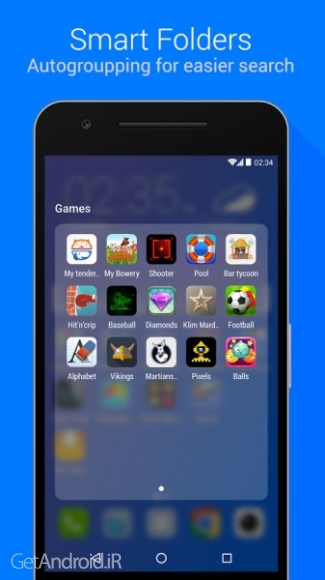 دانلود Launcher for Me 1.3 لانچر سبک و سریع اندروید