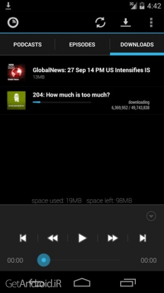 دانلود برنامه Podkicker Pro اندروید