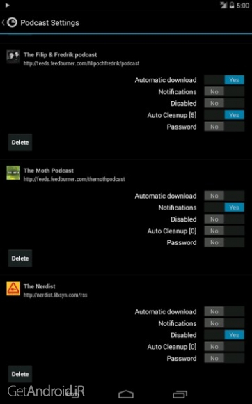 دانلود برنامه Podkicker Pro اندروید