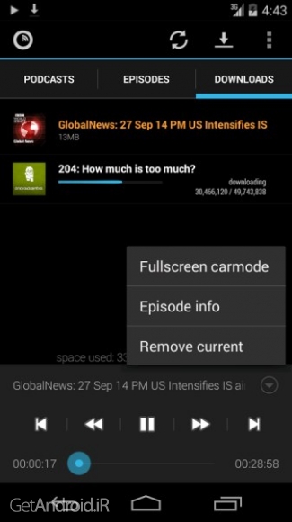 دانلود برنامه Podkicker Pro اندروید