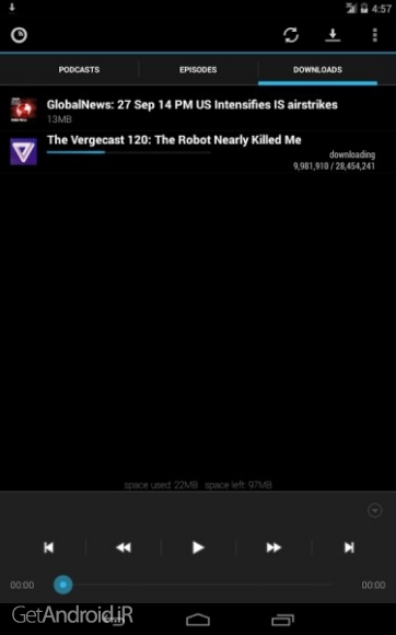 دانلود برنامه Podkicker Pro اندروید