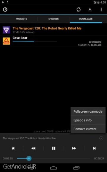 دانلود برنامه Podkicker Pro اندروید