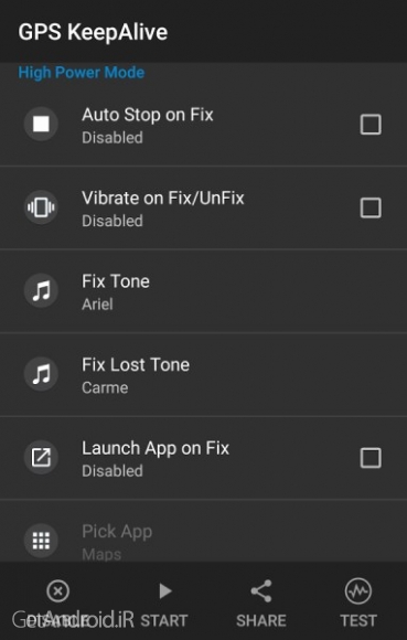 دانلود GPS KeepAlive Premium v4.3.6 برنامه اجرای سریعتر جی پی اس اندروید